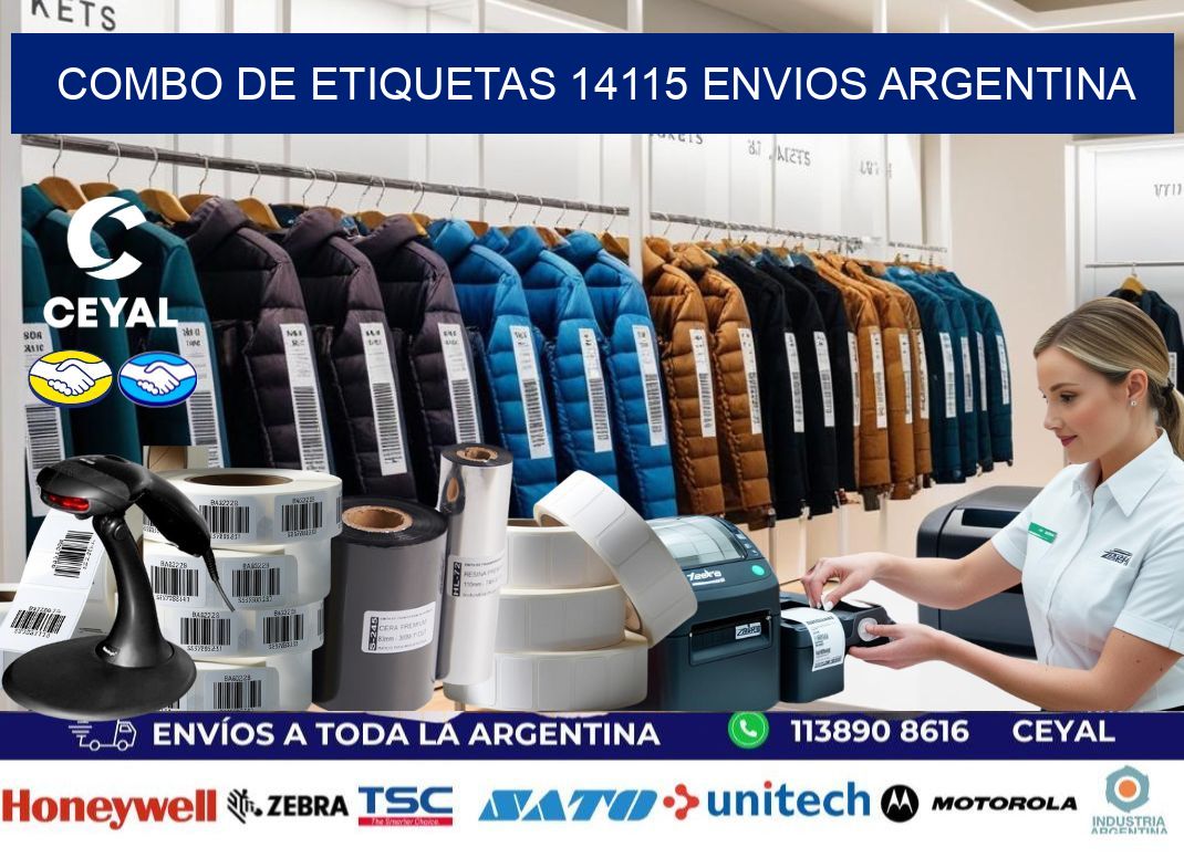 Combo de etiquetas 14115 ENVIOS ARGENTINA