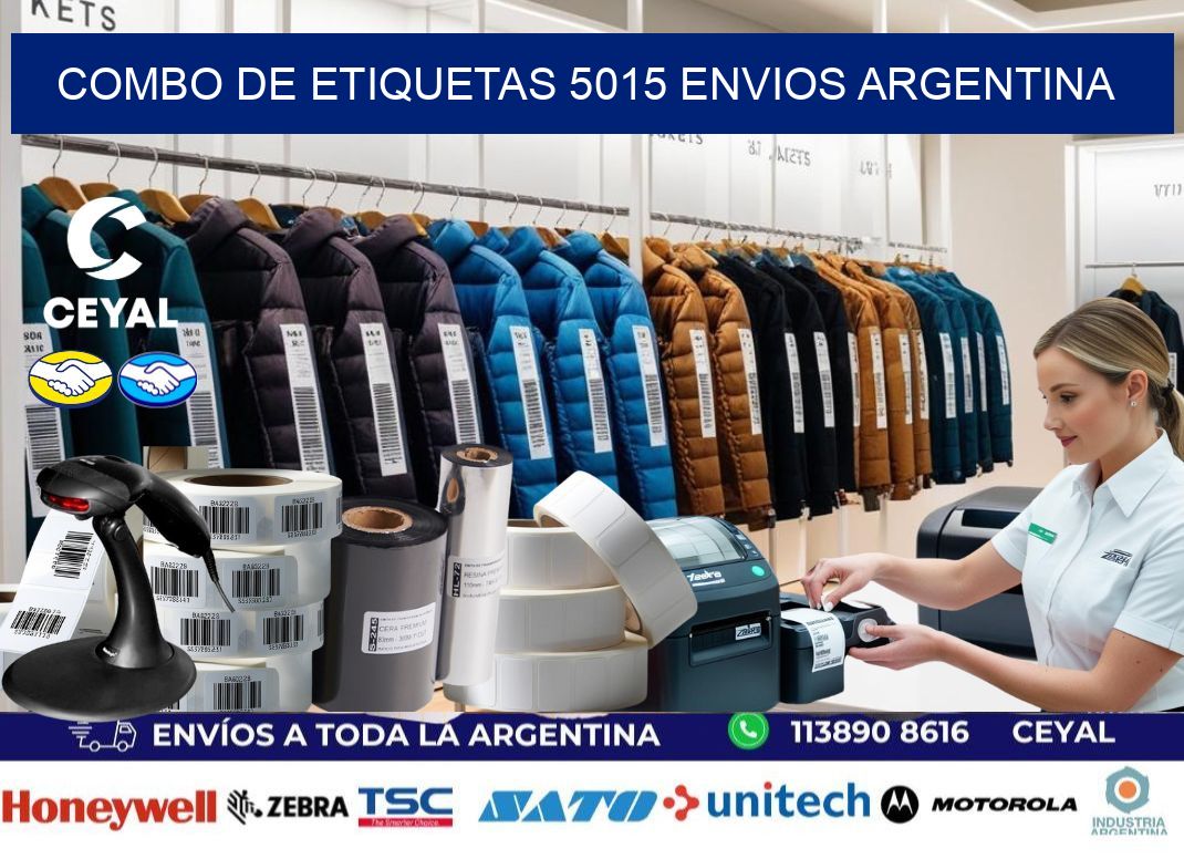 Combo de etiquetas 5015 ENVIOS ARGENTINA