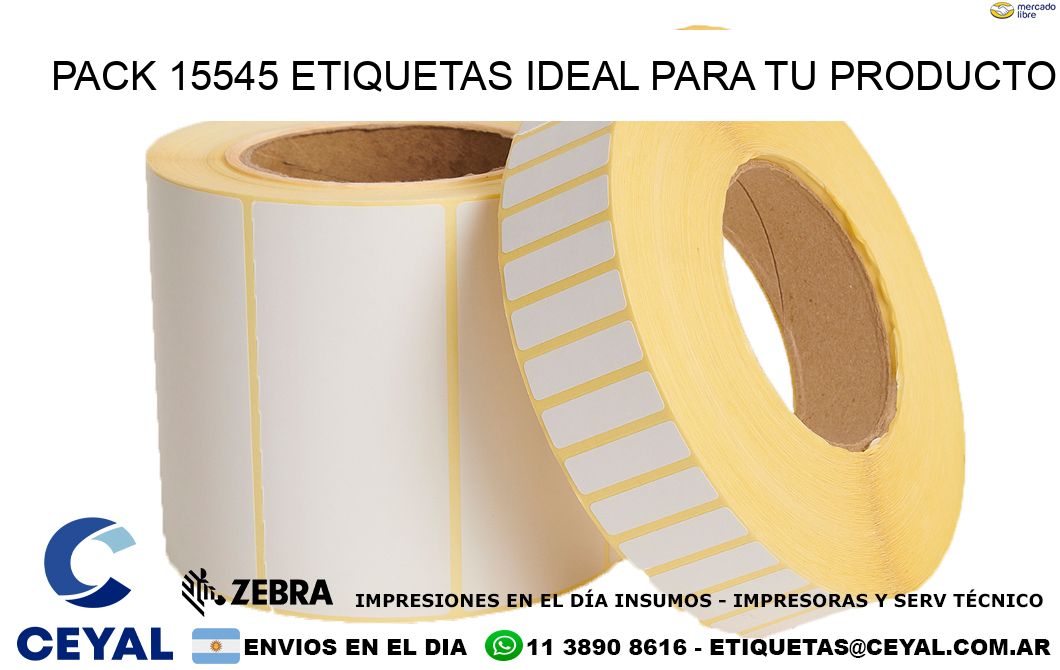 Pack 15545 etiquetas ideal para tu producto