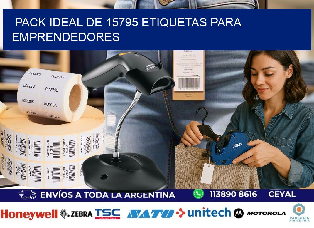 Pack ideal de 15795 etiquetas para emprendedores