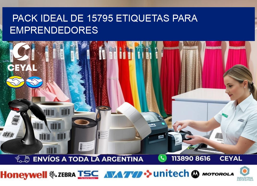 Pack ideal de 15795 etiquetas para emprendedores