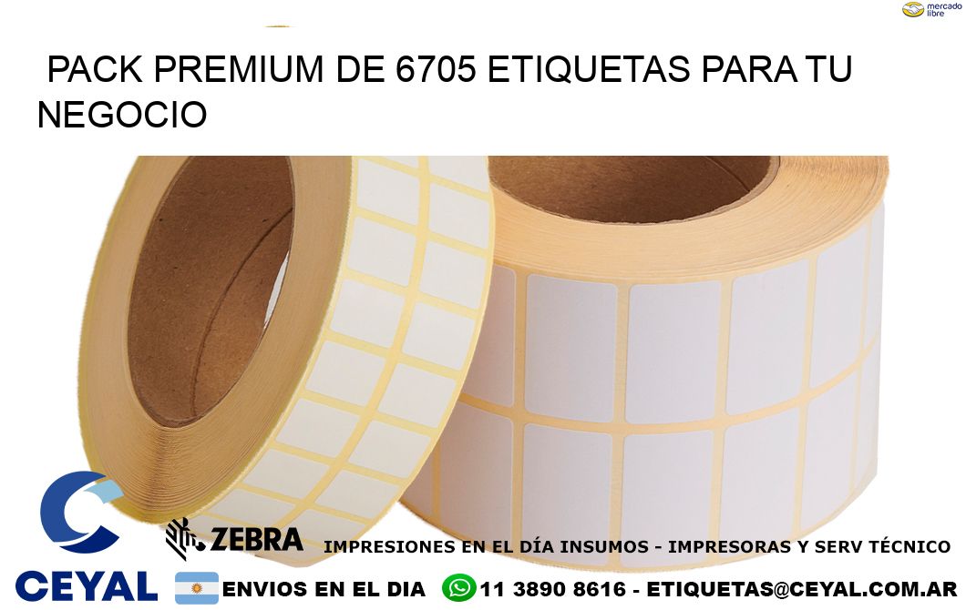 Pack premium de 6705 etiquetas para tu negocio
