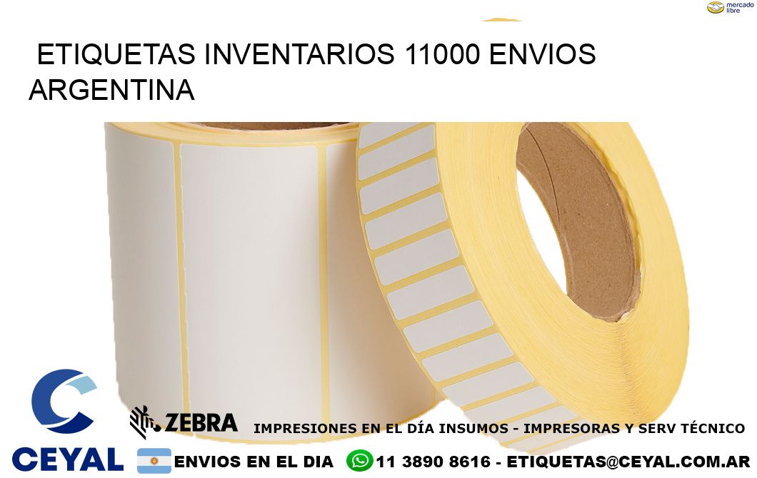 etiquetas inventarios 11000 ENVIOS ARGENTINA