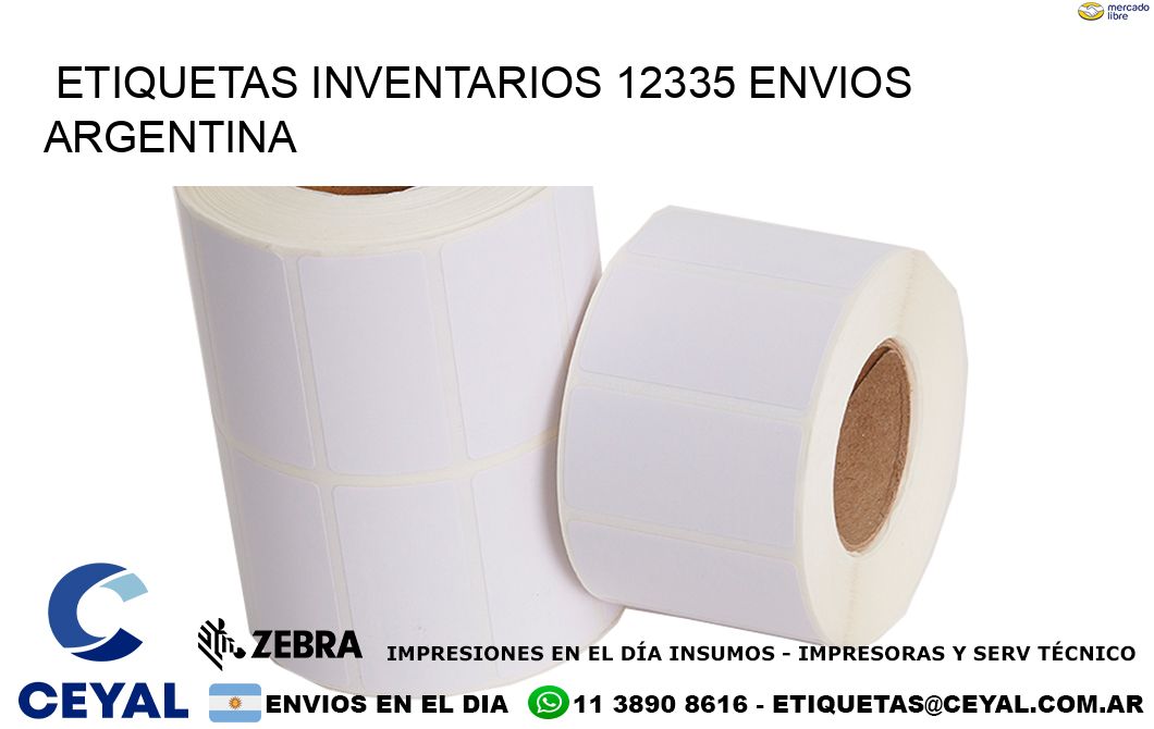 etiquetas inventarios 12335 ENVIOS ARGENTINA