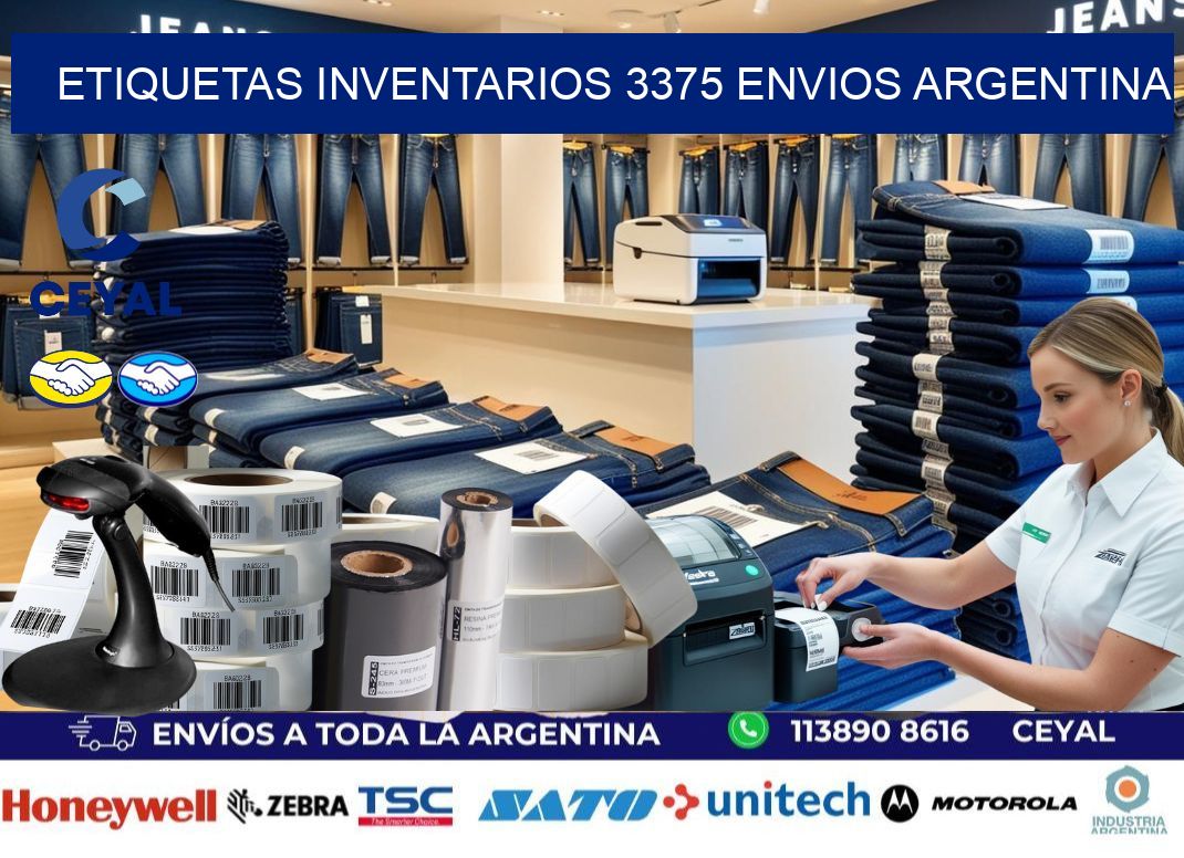 etiquetas inventarios 3375 ENVIOS ARGENTINA