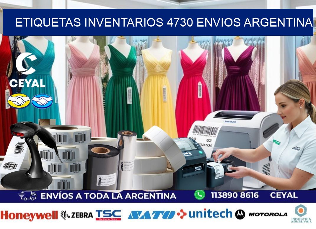 etiquetas inventarios 4730 ENVIOS ARGENTINA