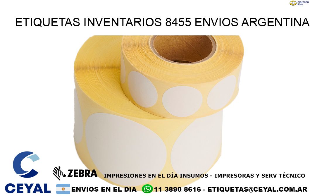 etiquetas inventarios 8455 ENVIOS ARGENTINA
