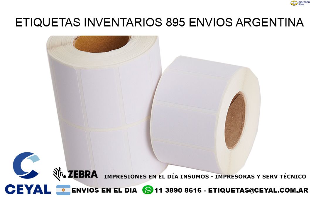 etiquetas inventarios 895 ENVIOS ARGENTINA