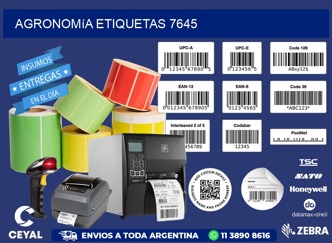 Agronomía etiquetas 7645