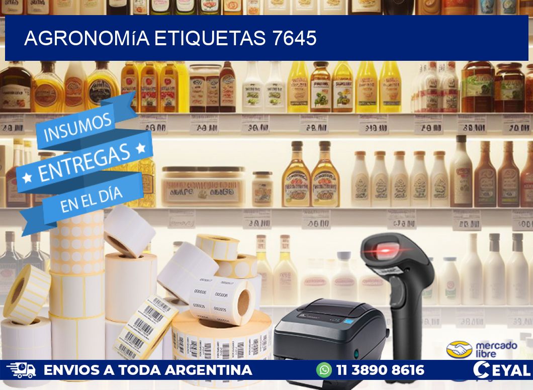 Agronomía etiquetas 7645
