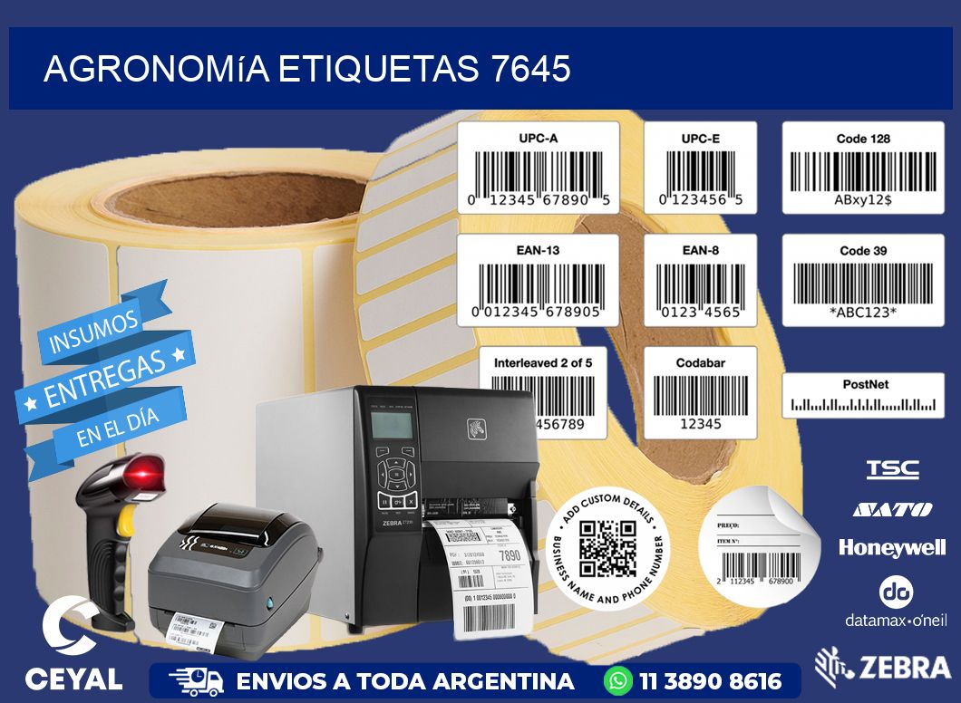 Agronomía etiquetas 7645