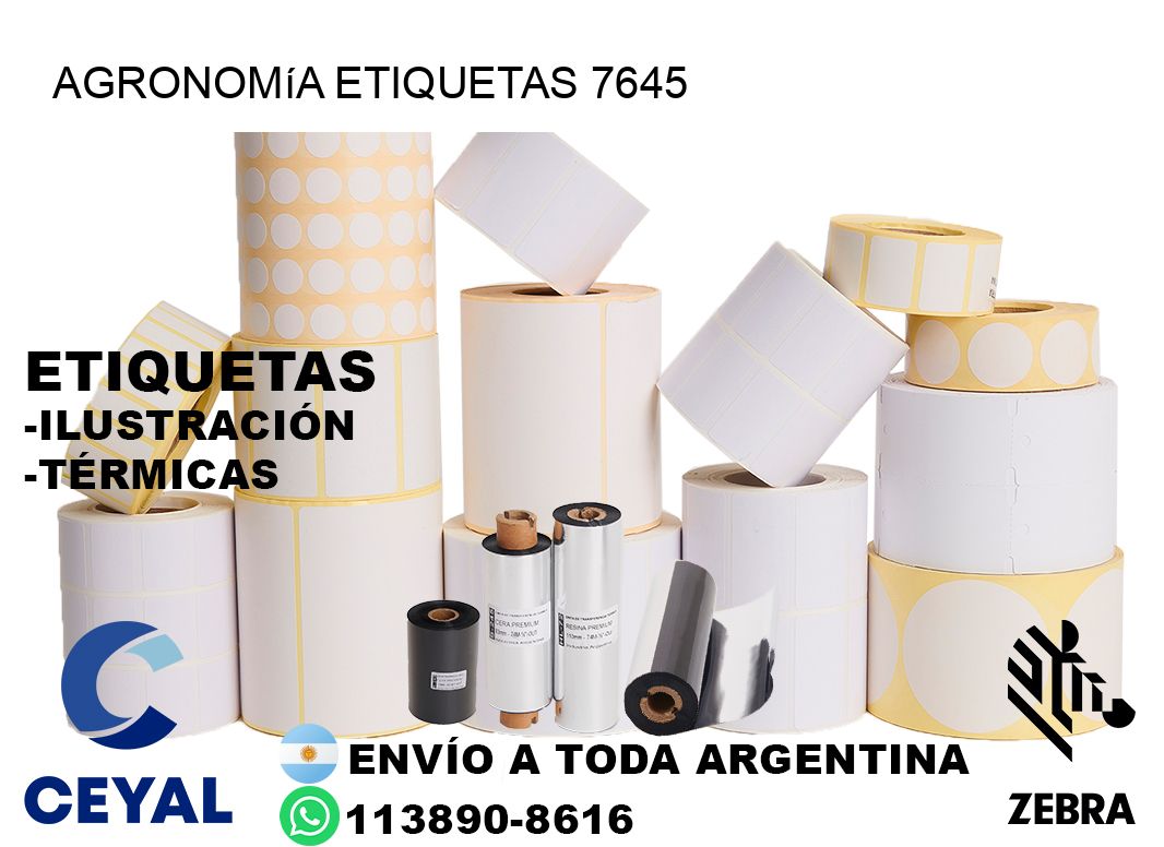 Agronomía etiquetas 7645