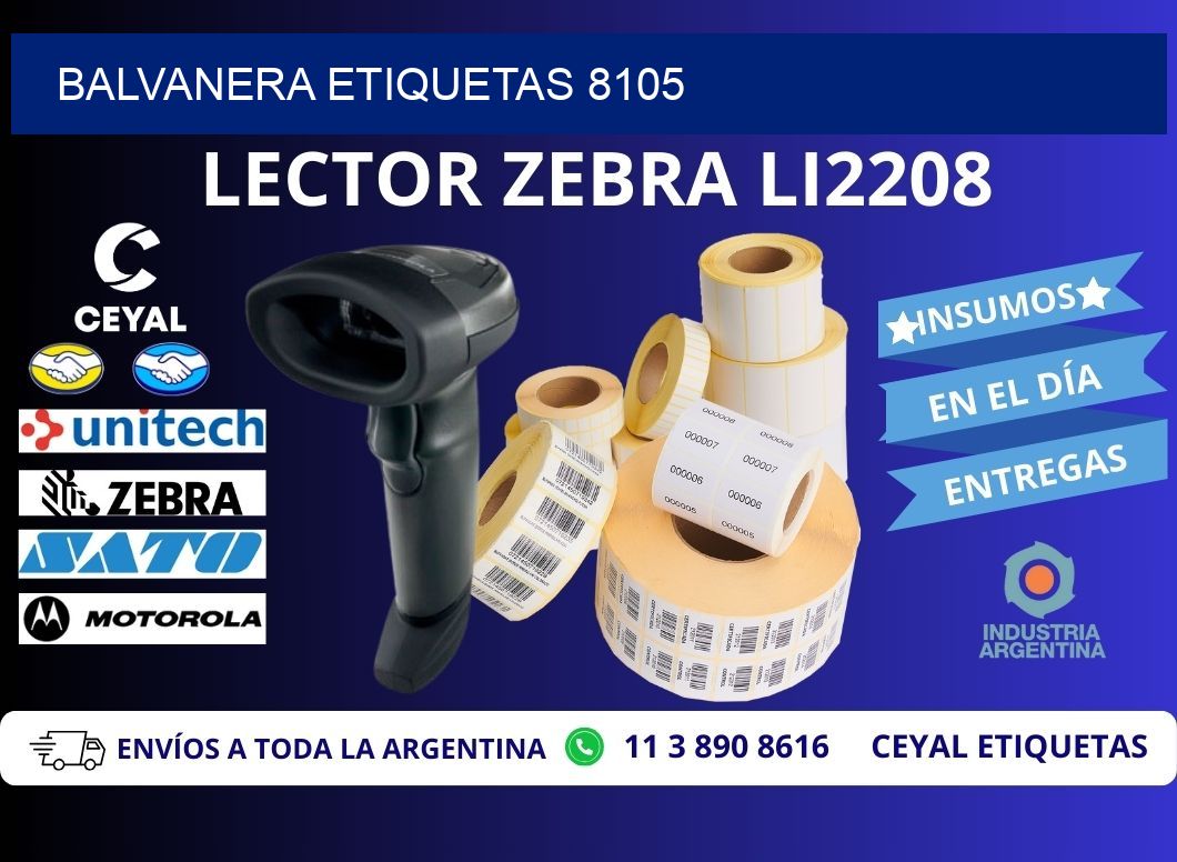 Balvanera etiquetas 8105