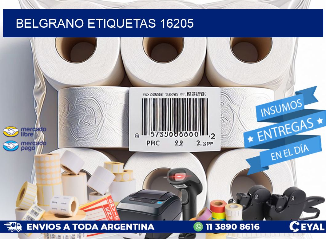 Belgrano etiquetas 16205