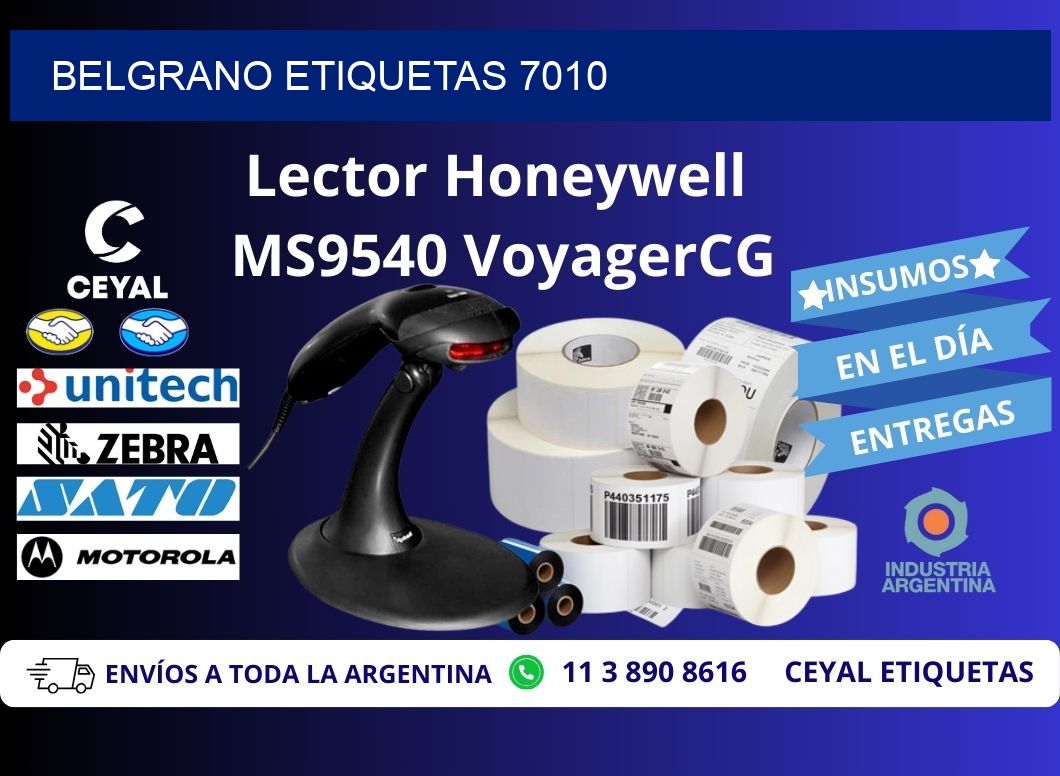 Belgrano etiquetas 7010
