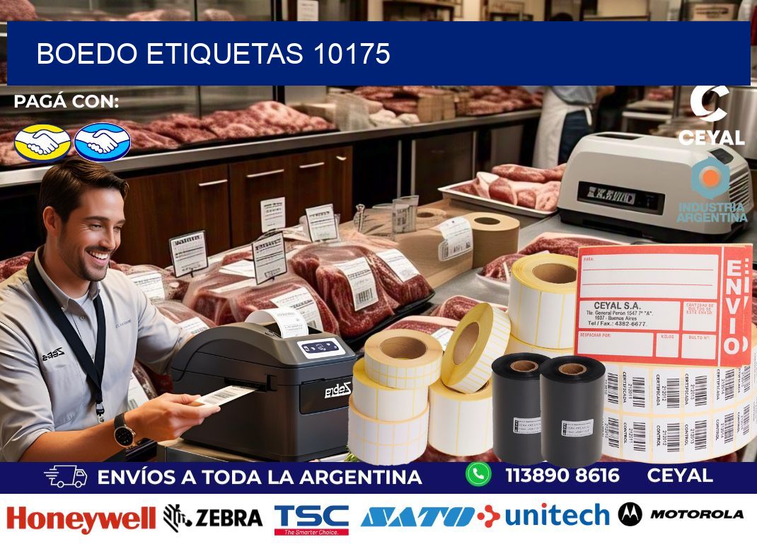 Boedo etiquetas 10175