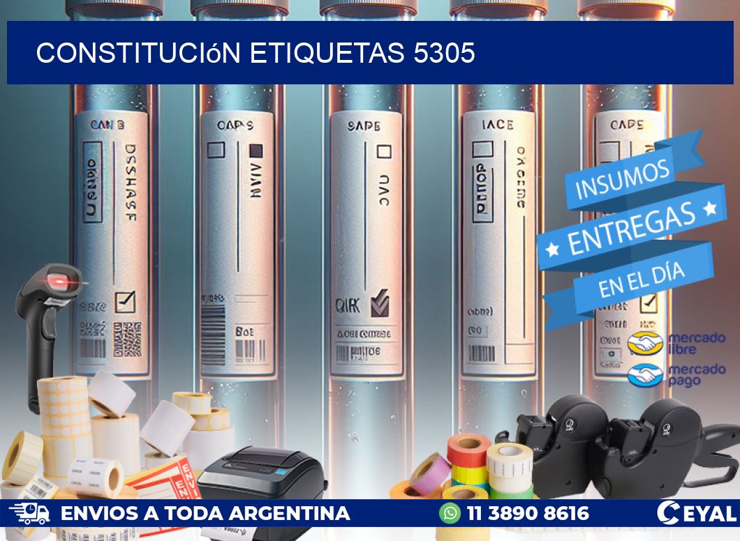 Constitución etiquetas 5305