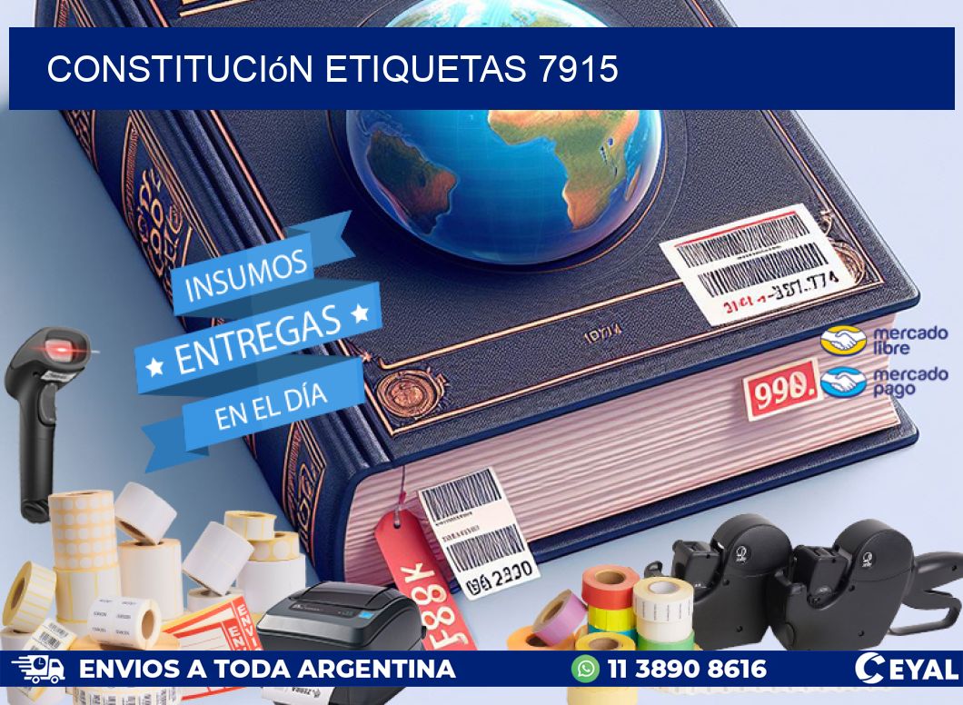 Constitución etiquetas 7915