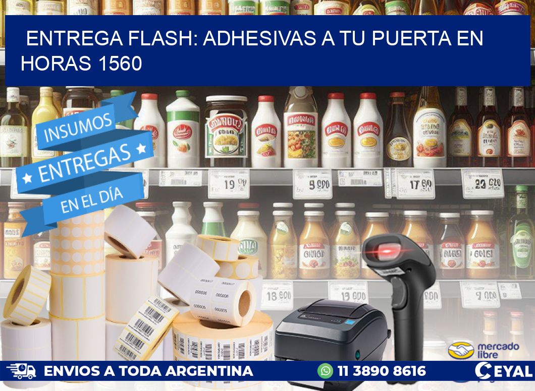 Entrega Flash: Adhesivas A Tu Puerta en Horas 1560
