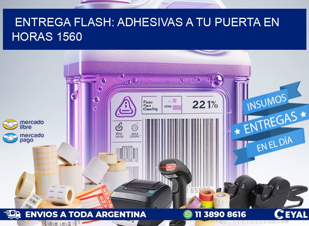Entrega Flash: Adhesivas A Tu Puerta en Horas 1560