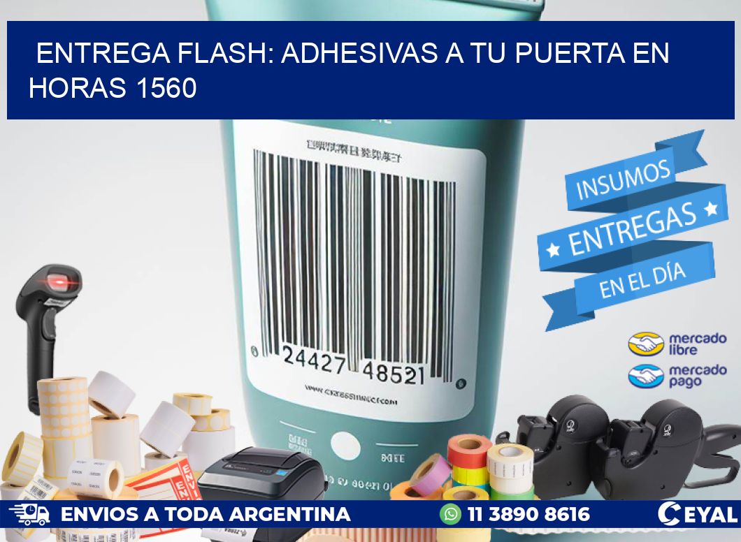 Entrega Flash: Adhesivas A Tu Puerta en Horas 1560