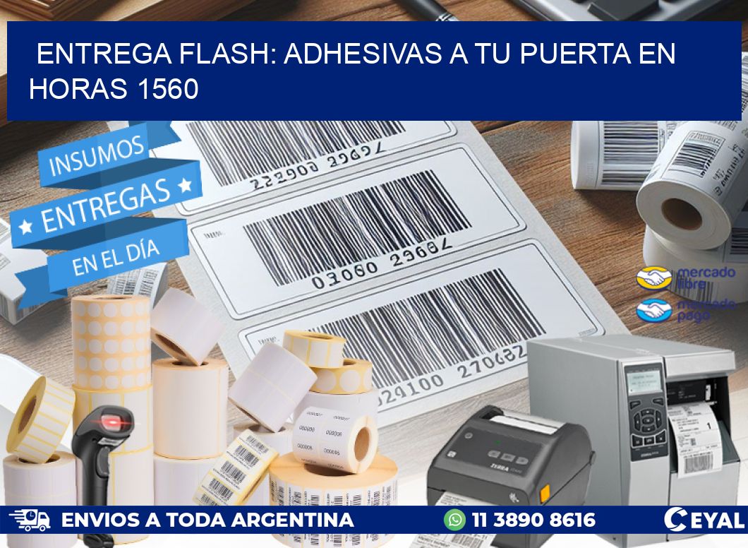 Entrega Flash: Adhesivas A Tu Puerta en Horas 1560
