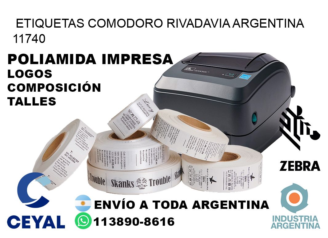 Etiquetas Comodoro Rivadavia Argentina 11740