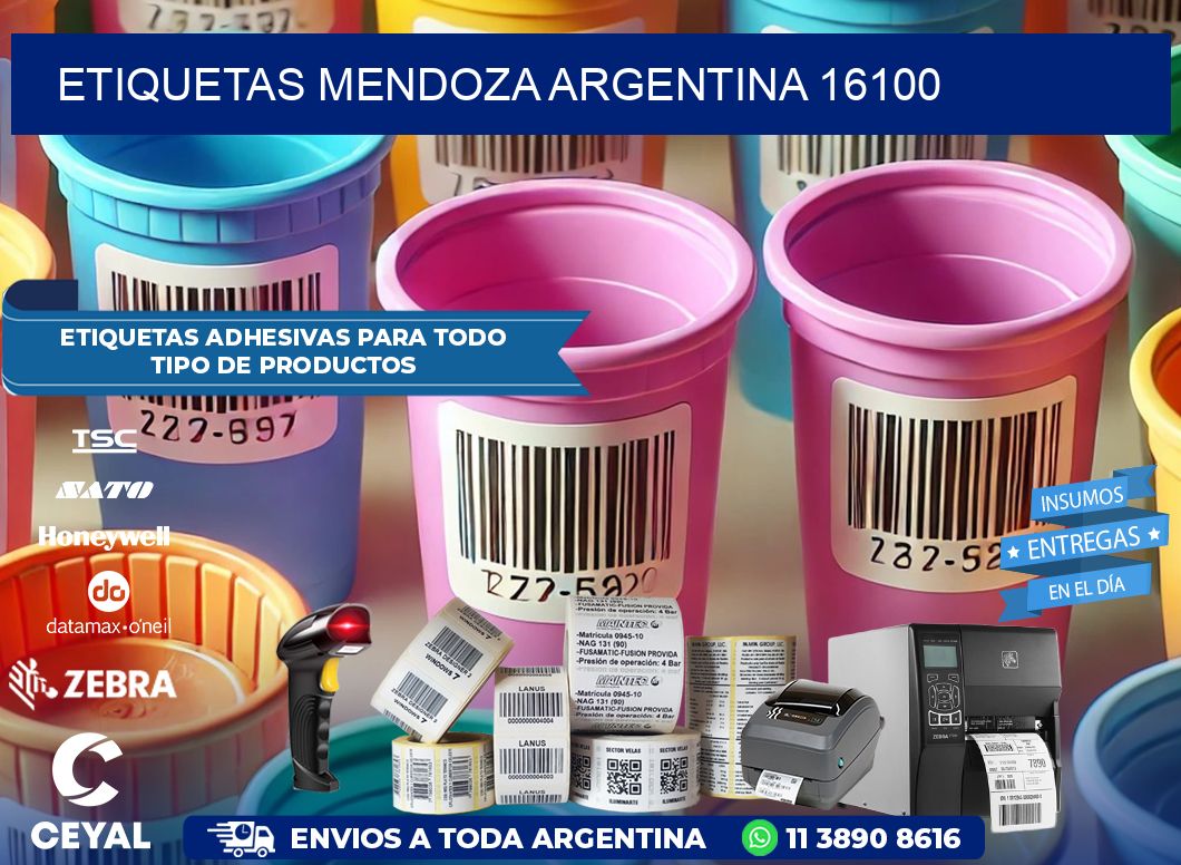 Etiquetas Mendoza Argentina 16100
