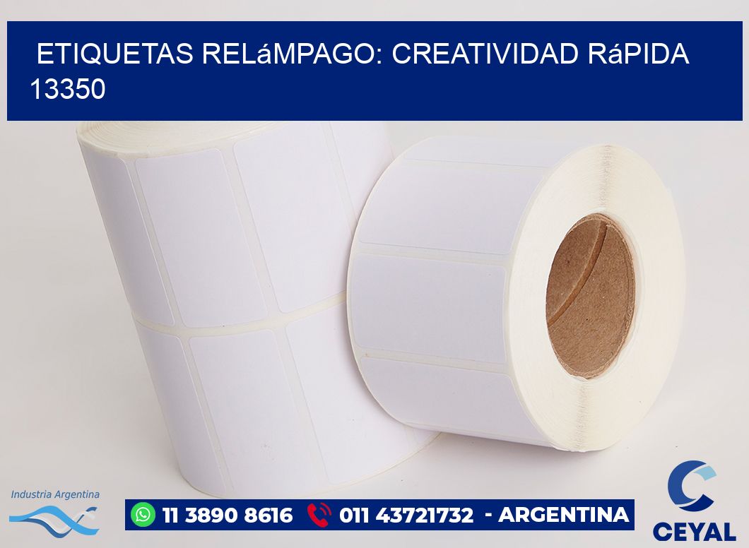 Etiquetas Relámpago: Creatividad Rápida 13350