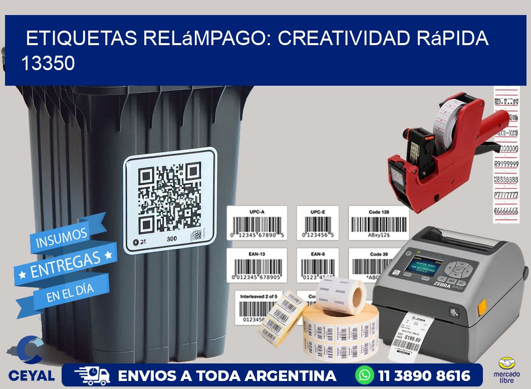 Etiquetas Relámpago: Creatividad Rápida 13350