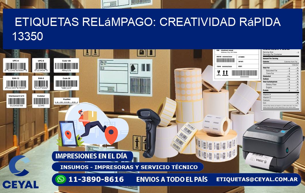 Etiquetas Relámpago: Creatividad Rápida 13350