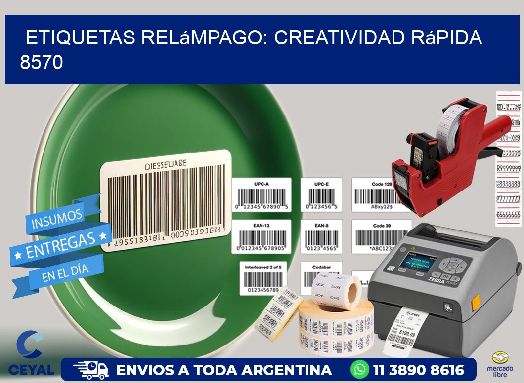 Etiquetas Relámpago: Creatividad Rápida 8570