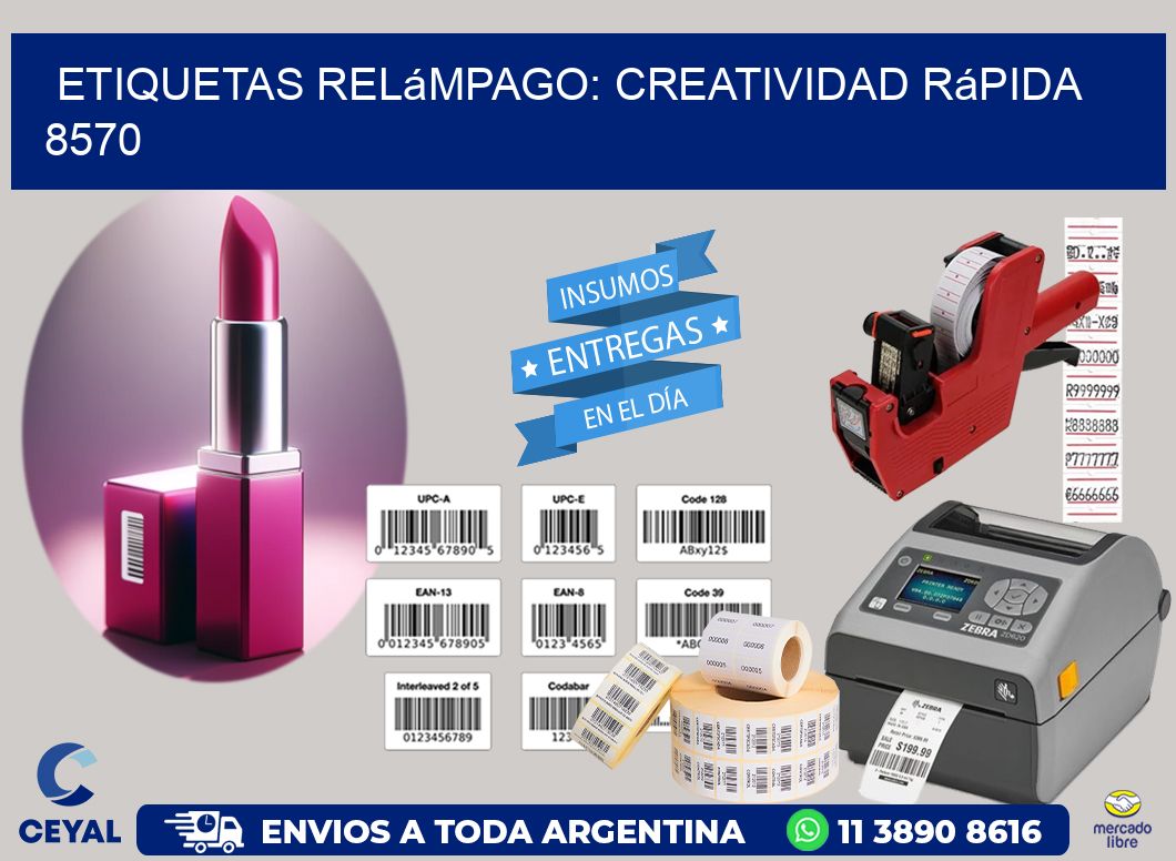 Etiquetas Relámpago: Creatividad Rápida 8570