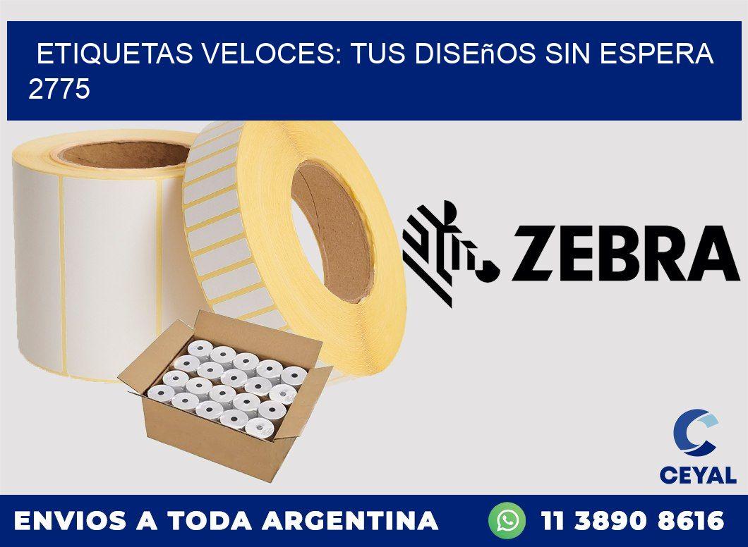 Etiquetas Veloces: Tus Diseños sin Espera 2775