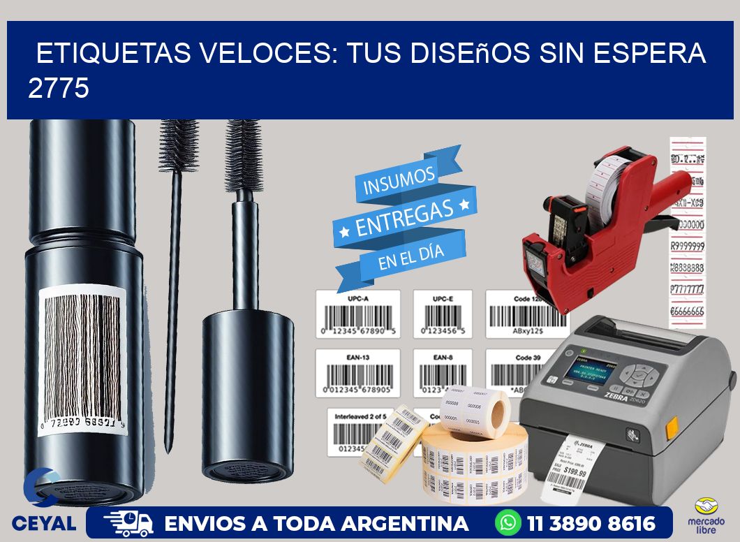 Etiquetas Veloces: Tus Diseños sin Espera 2775