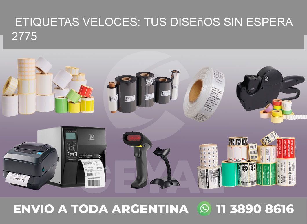 Etiquetas Veloces: Tus Diseños sin Espera 2775