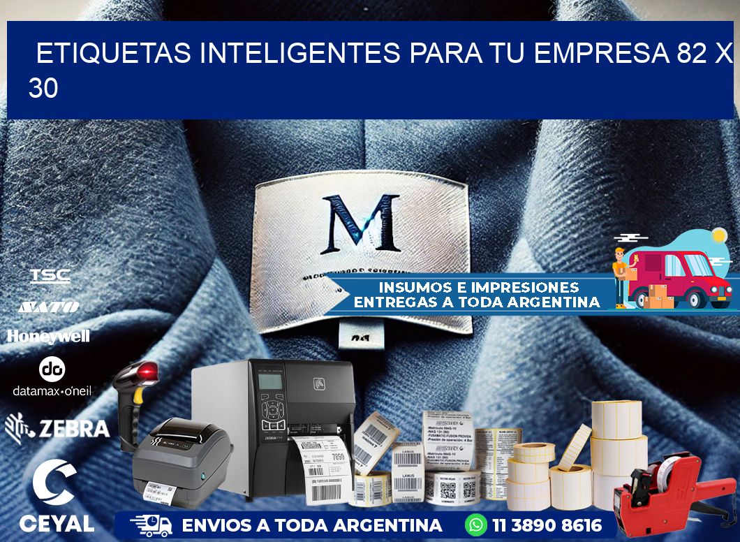 Etiquetas inteligentes para tu empresa 82 x 30