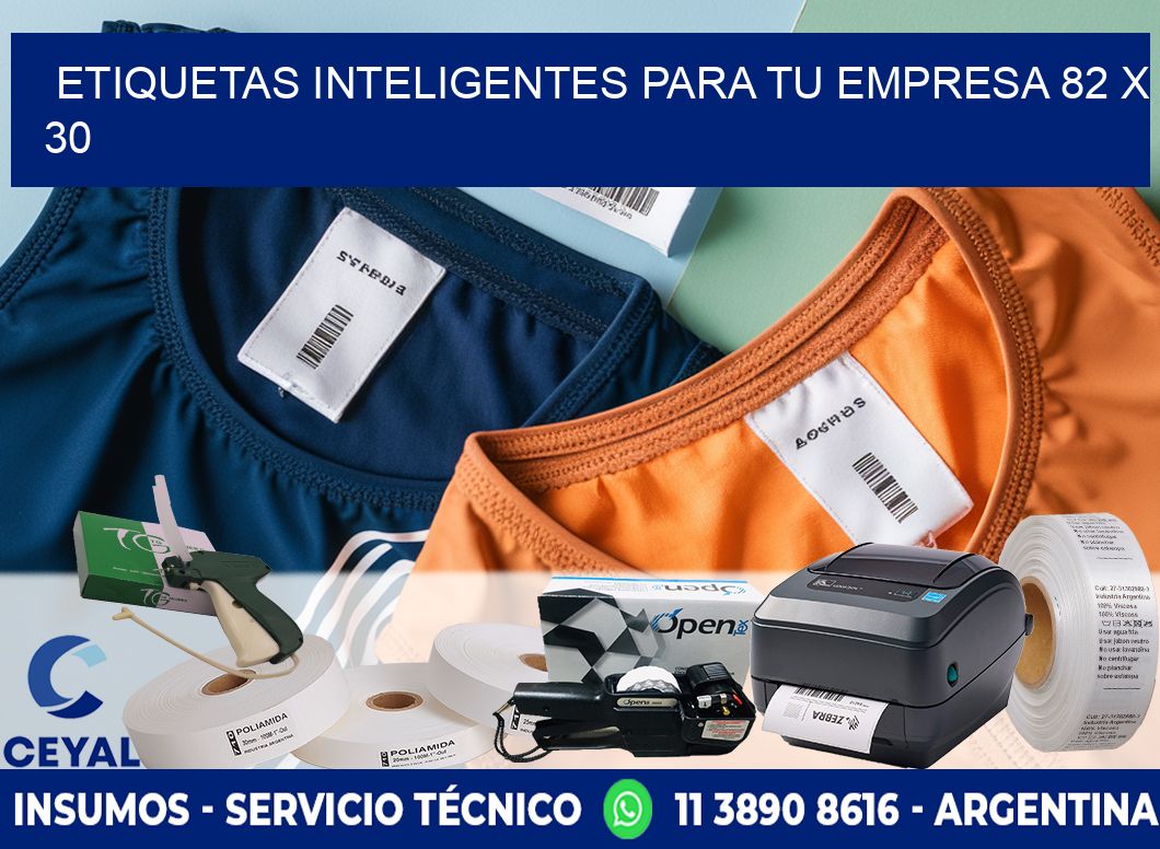 Etiquetas inteligentes para tu empresa 82 x 30