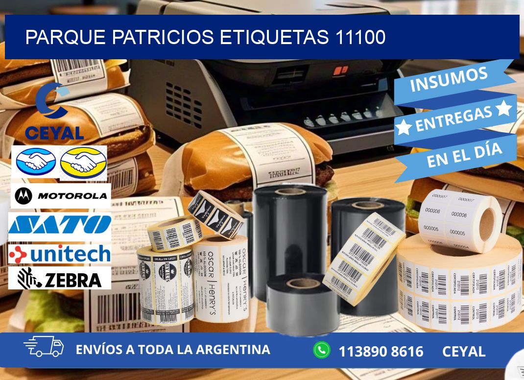 Parque Patricios etiquetas 11100