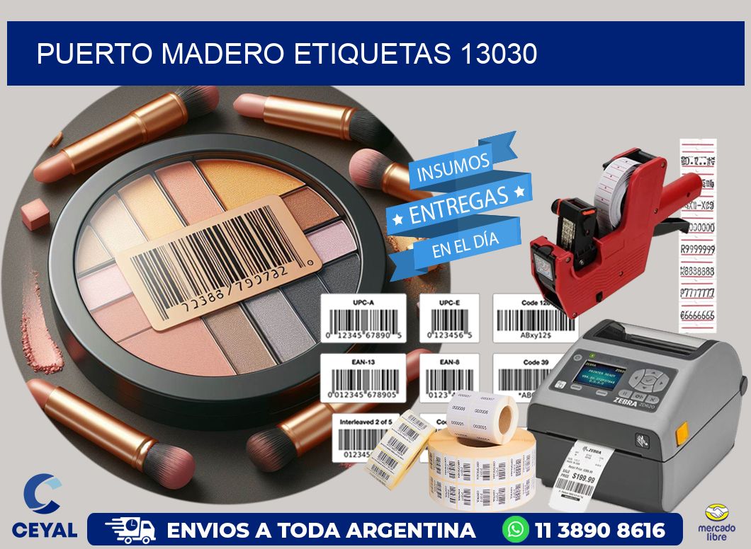 Puerto Madero etiquetas 13030