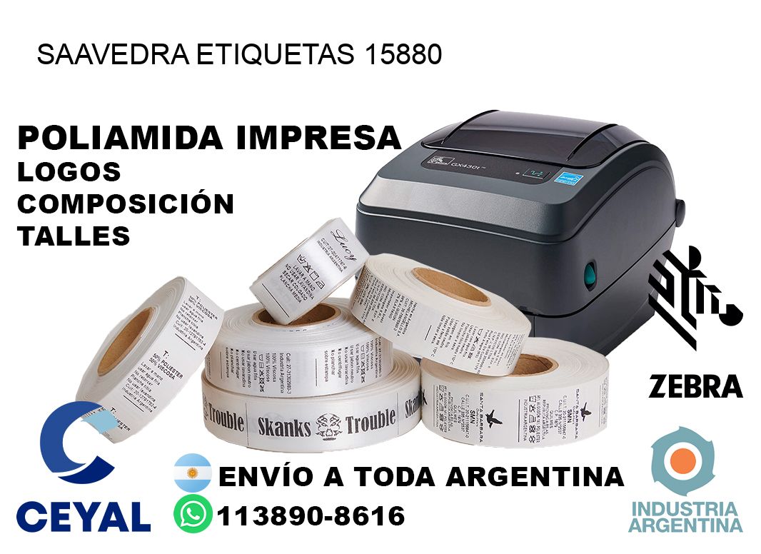 Saavedra etiquetas 15880