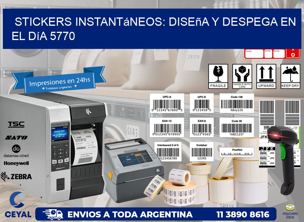 Stickers Instantáneos: Diseña y Despega en el Día 5770