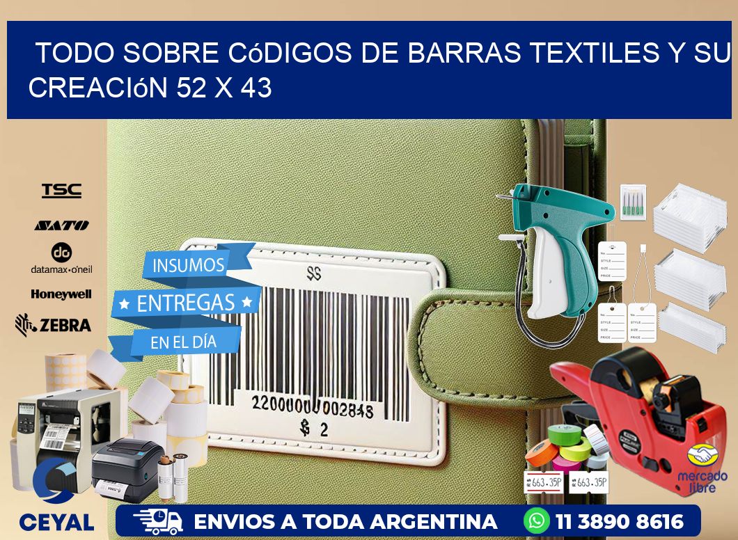 Todo sobre Códigos de Barras Textiles y su Creación 52 x 43