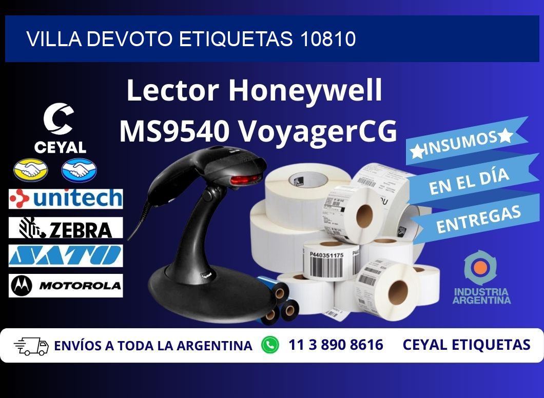 Villa Devoto etiquetas 10810