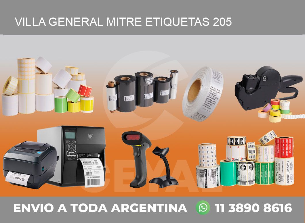 Villa General Mitre etiquetas 205