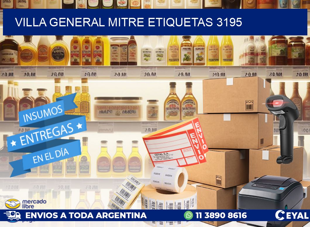 Villa General Mitre etiquetas 3195