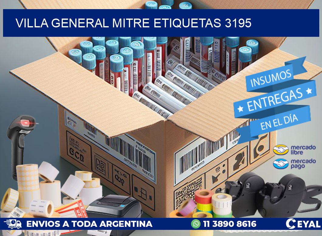 Villa General Mitre etiquetas 3195