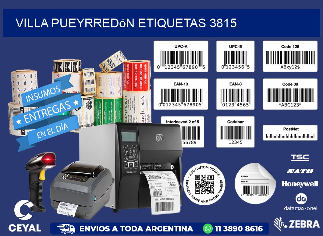 Villa Pueyrredón etiquetas 3815