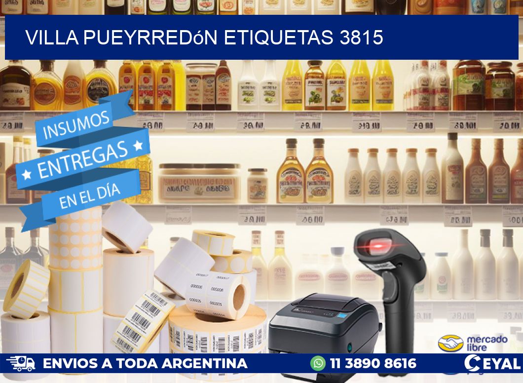 Villa Pueyrredón etiquetas 3815
