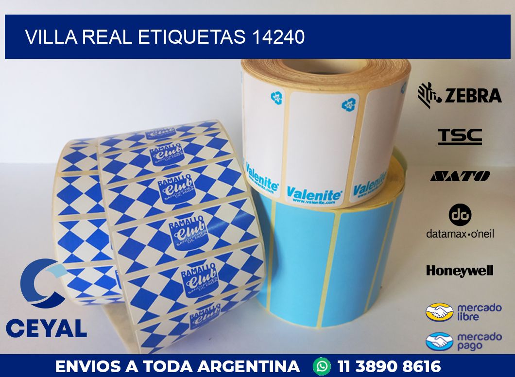 Villa Real etiquetas 14240
